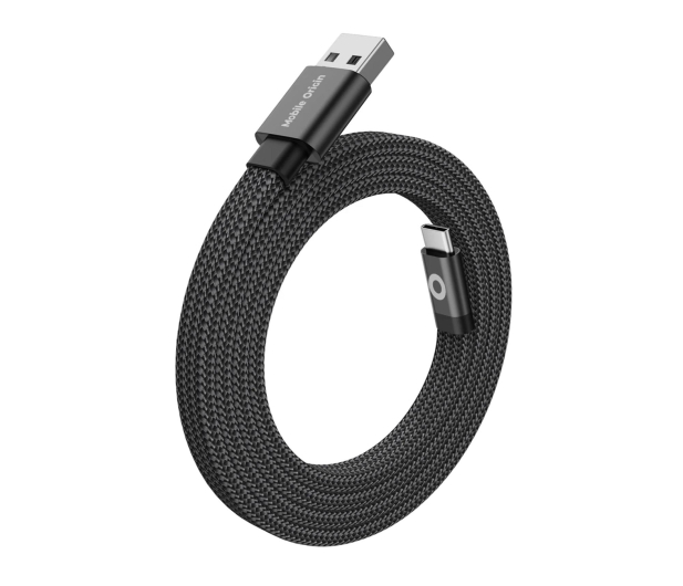 Mobile Origin Magnetic Flat Patented Original Cable USB-A to USB-C 1m blac - 1319538 - zdjęcie 2